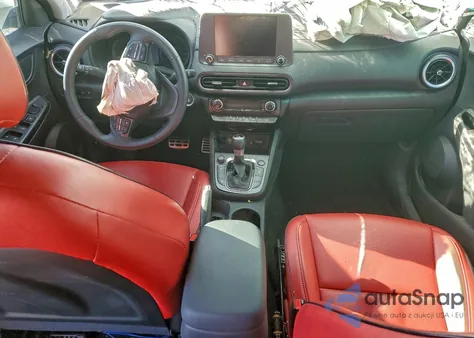 2022 Hyundai Kona Sel z USA, uszkodzony, nr VIN KM8K3CAB1NU816955